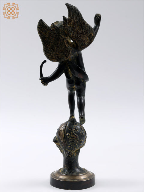 17" Winged Cherub Putto Statue | Home Decor