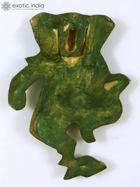 5" Small Wall Hanging Dancing Ganesha Idol