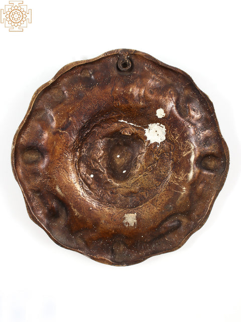 8" Ancient Greek Medusa | Brass Wall Hanging