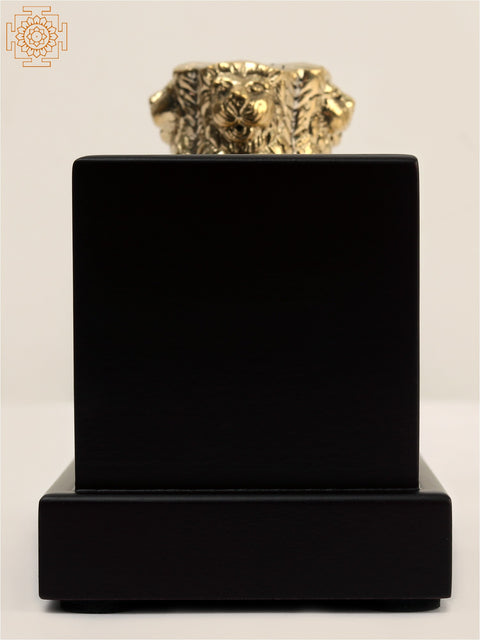 5" Small Ashok Stambh with Wooden Pen Stand