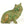 6.5" Furry Cat Statue in Brass