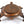 7" Brass Tortoise Design Pedestal (Chowki)