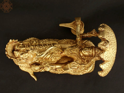 7" Shri Padmanabha Swamy (Lord Vishnu) | Brass Statue
