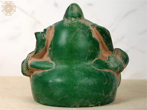 6" Stylise Ganesha | Brass Statue
