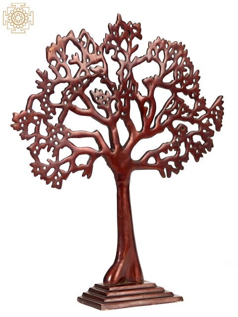 17" Brass Decorative Tree | Home Decor