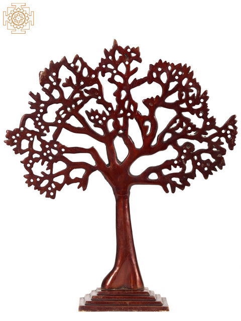 17" Brass Decorative Tree | Home Decor