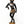 22" Black and Golden Vrisha-Vahana Shiva | Brass Statue