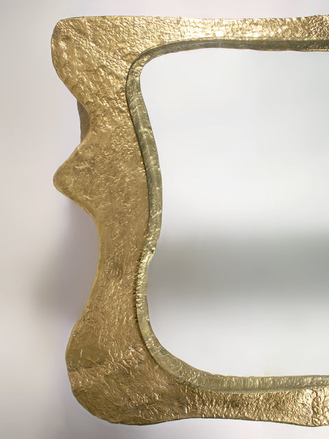 42" Large Designer Brass Table | Metal Furniture