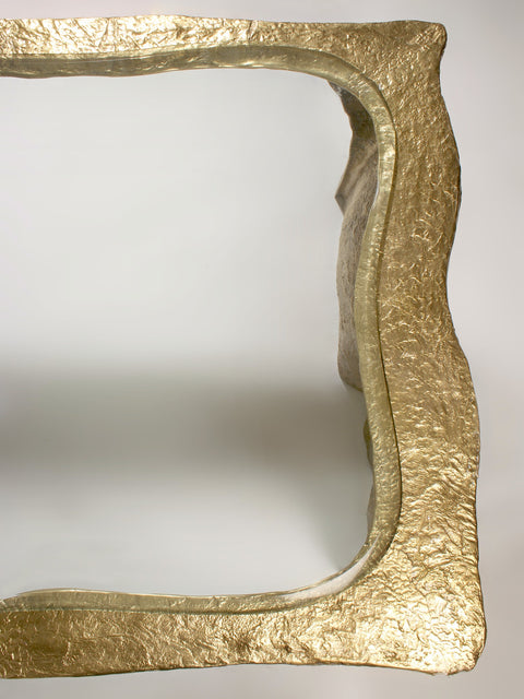 42" Large Designer Brass Table | Metal Furniture