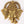 6" Small Brass Ganesha Mask Wall Hanging