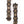 17" Pair of Brass Designer Door Handle