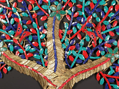 42" Large Life of Tree with Inlay Work | Wall Decor