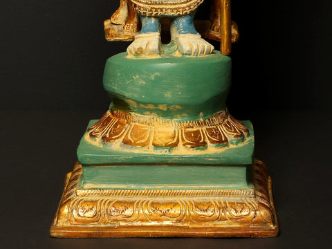 17" Colorful Bhagawan Shiva as Bhairava Brass Statue