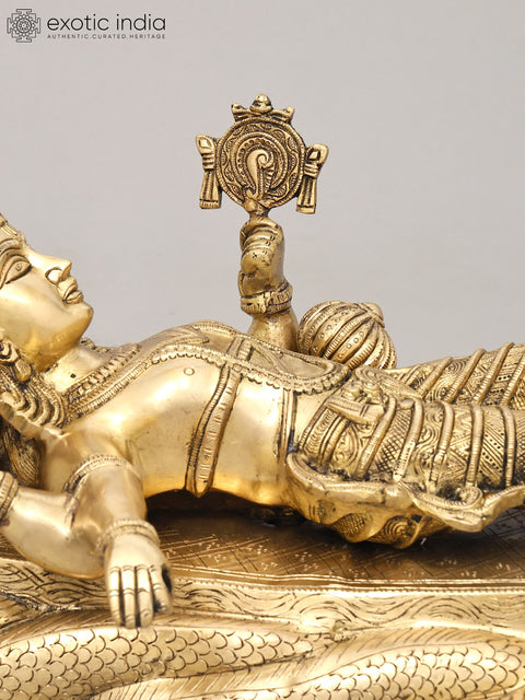 23" Brass Sheshshayi Narayana Vishnu