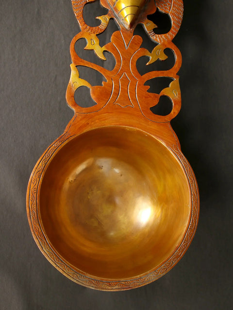 Brass Large Uddharani (Ritual Spoon)