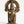 6" Small Brass Standing Lord Vishnu Idol