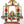 9" Lord Ganesha on Swing With Bells | Brass Statue with Inlay Work