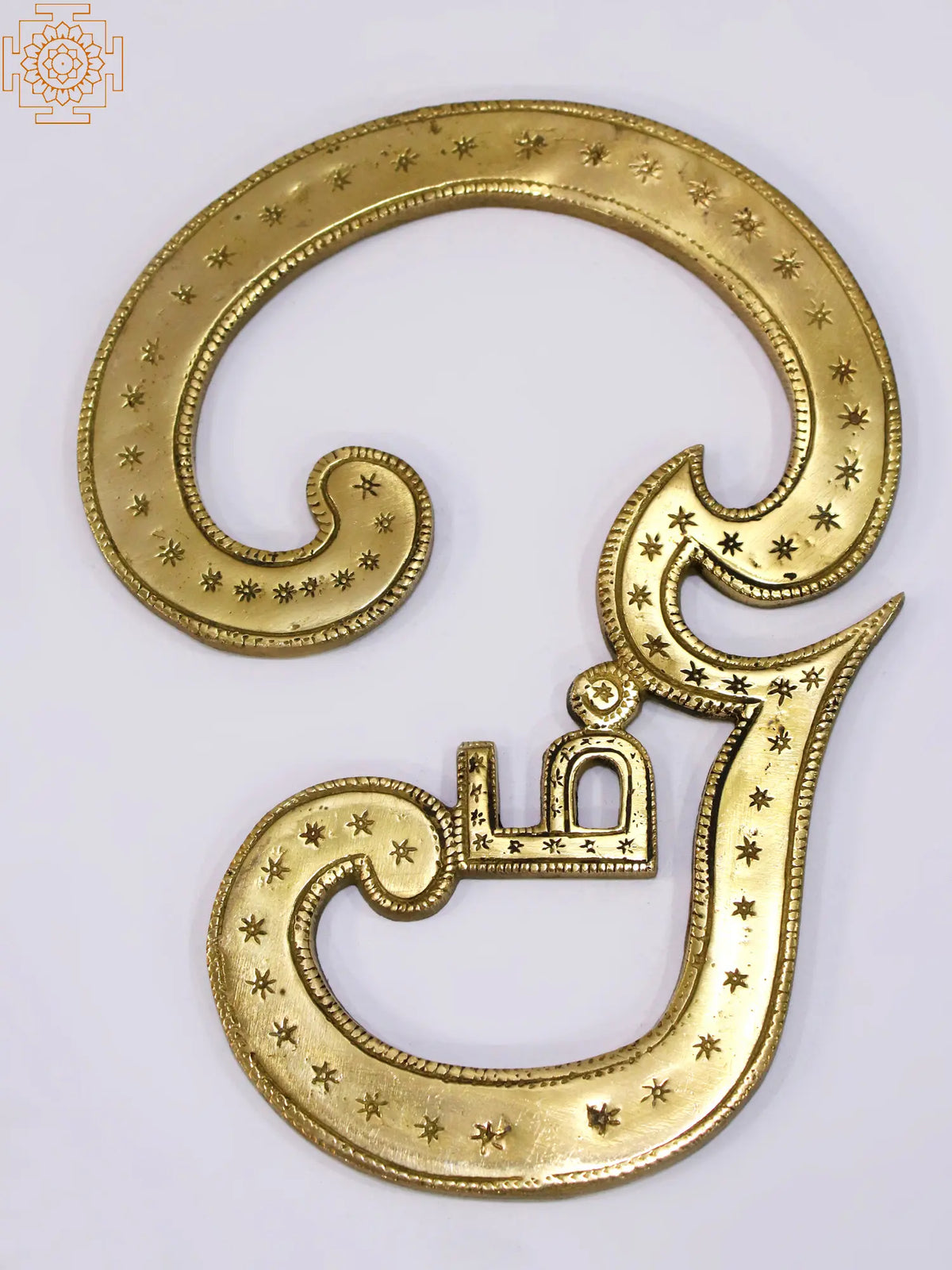 8" Brass Tamil Om