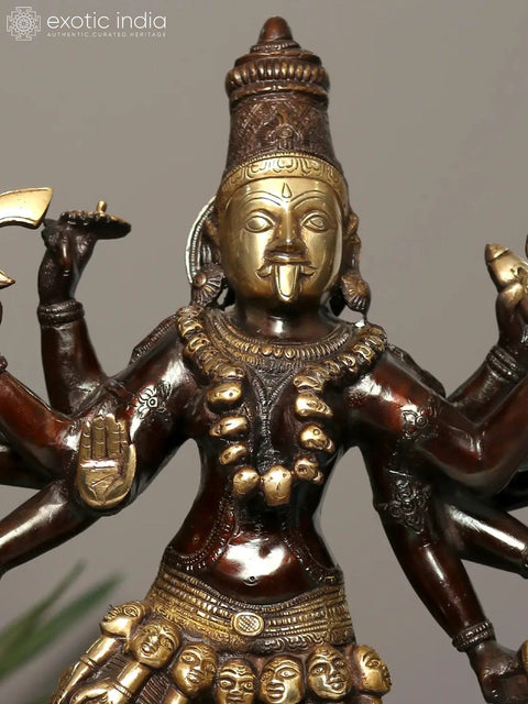 24" Ashtabhujadhari Kali in her Iconic Posture