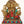 6" Lord Panchamukhi Hanuman Brass Sculpture with Inlay Work