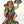 8" Lord Hanuman Idol Lifting the Sanjivani Mountain | Brass Sculpture with Inlay Work