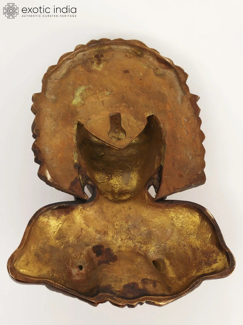 8" Brass Namaste Buddha | Wall Hanging