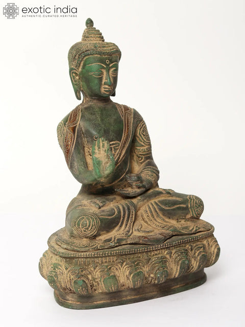 Tibetan Buddhist Preaching Buddha | Brass Statue