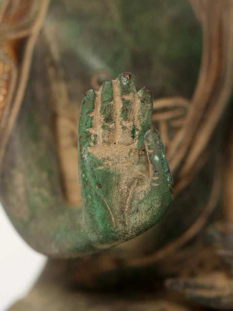 Tibetan Buddhist Preaching Buddha | Brass Statue