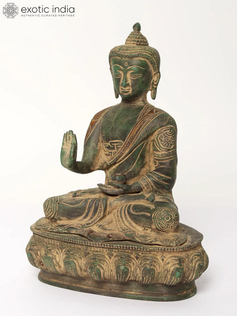 Tibetan Buddhist Preaching Buddha | Brass Statue