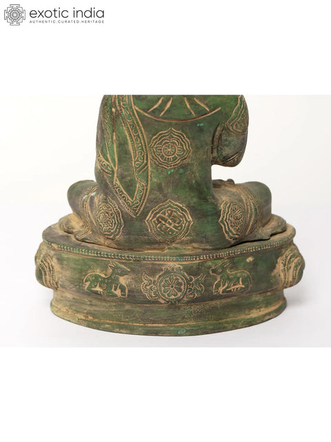 Tibetan Buddhist Preaching Buddha | Brass Statue