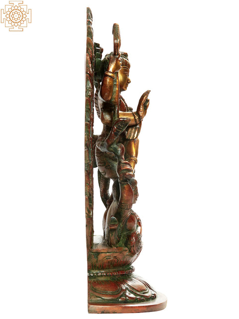 9" Dancing Shiva Brass Sculpture | Handmade | Made In India