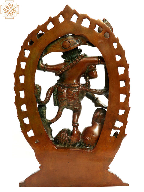 9" Dancing Shiva Brass Sculpture | Handmade | Made In India