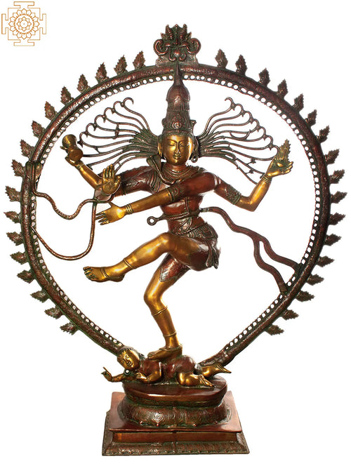 72" Nataraja Handmade Brass Sculpture for Home Decor