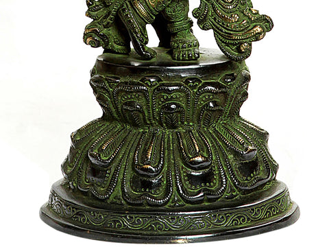 15" Fluting Krishna In Brass | Handmade | Made In India