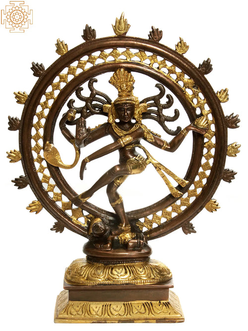 11" Nataraja Handmade Brass Statue