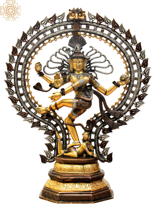 30" Nataraja King of Dancers Brass Statue Handmade
