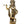 36" Handmade Large Brass Fluting Krishna Statue - Authentic Indian Craftsmanship