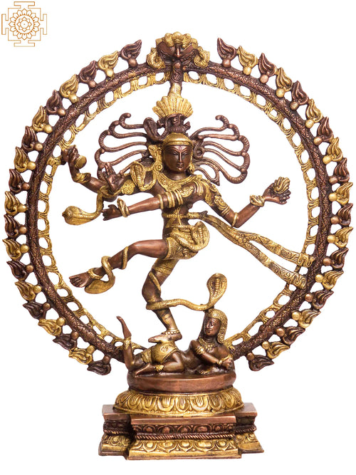 20" Nataraja Brass Statue Handmade Home Decor