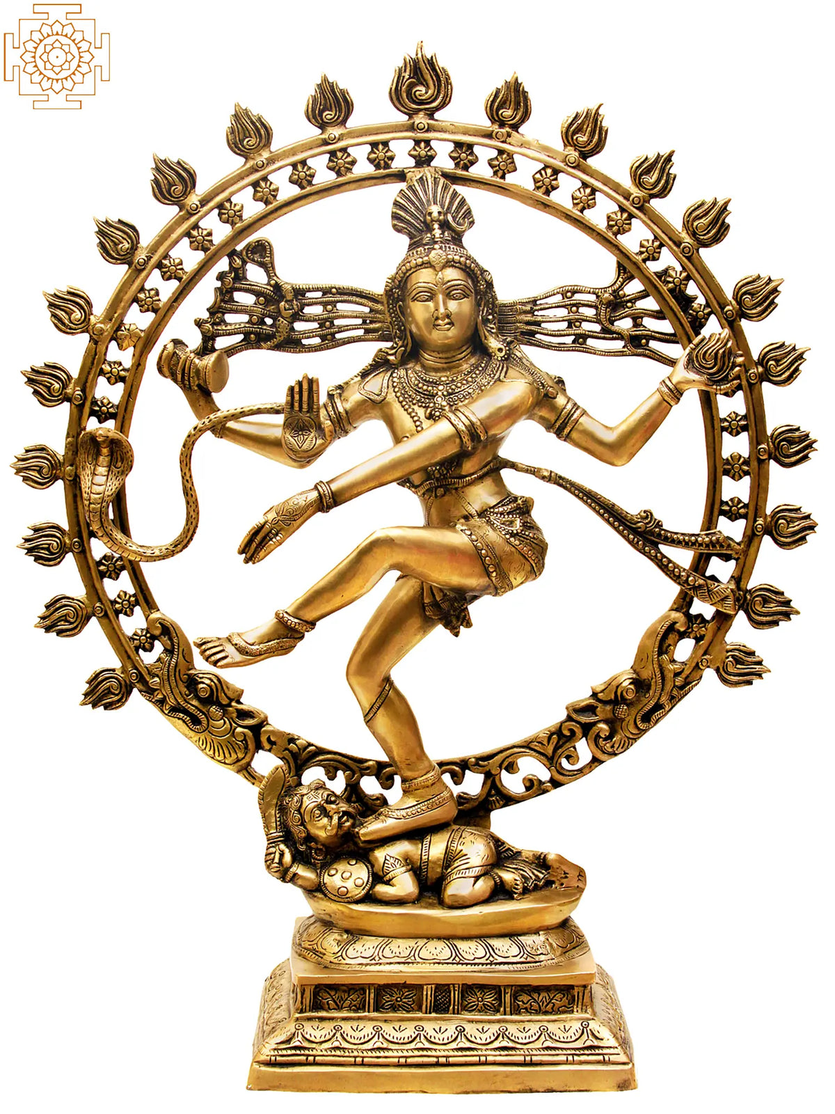 32" Large Size Nataraja - King of Dancers In Brass