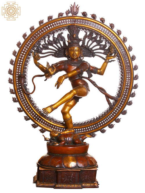 54" Nataraja Handmade Brass Sculpture