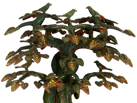 15" Buddha Under Bodhi Tree In Brass | Handmade | Made In India