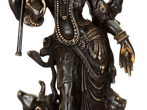 18" Ardhanarishvara In Brass | Handmade | Made In India