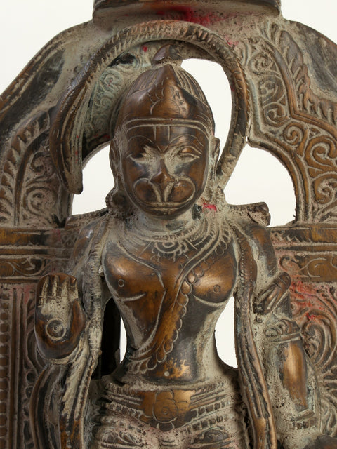 Temple Lord Hanuman Brass Sculpture
