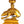 6" Puja Lamp for Ganesha Supported by The Rat (Price Per Pair) in Brass | Handmade | Made in India