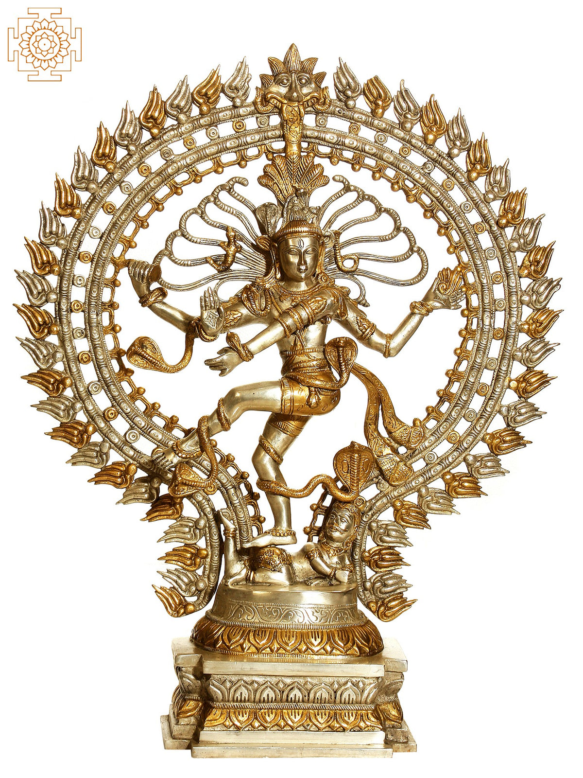 28" Large A Majestic, Calm Disdain (For All Things Material) In Brass | Handmade | Made In India