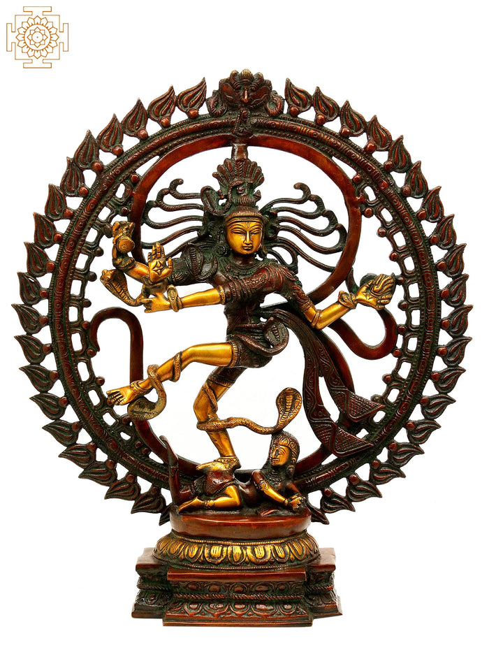 20" Nataraja In Brass | Handmade | Made In India