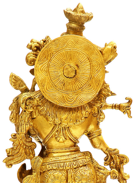 18" Shri Krishna In Brass | Handmade | Made In India