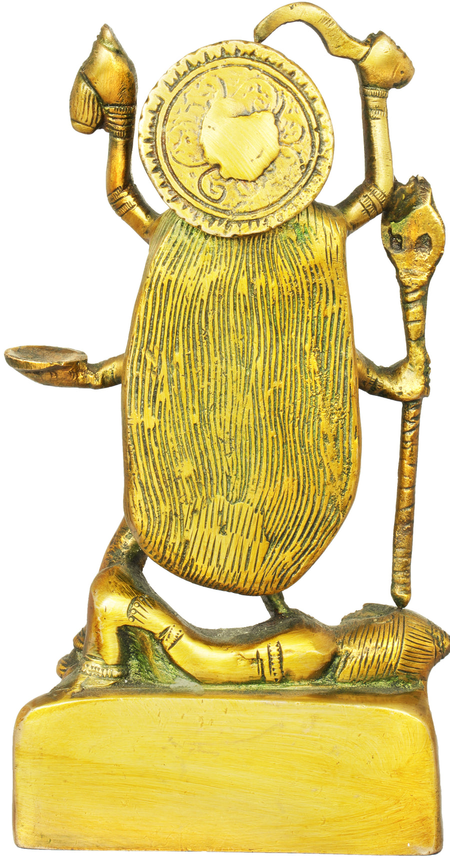 8" Goddess Kali Handmade Brass Statue