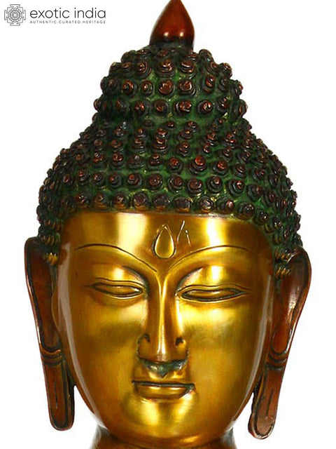 23" The Buddha in Dhyana Mudra In Brass | Handmade | Made In India