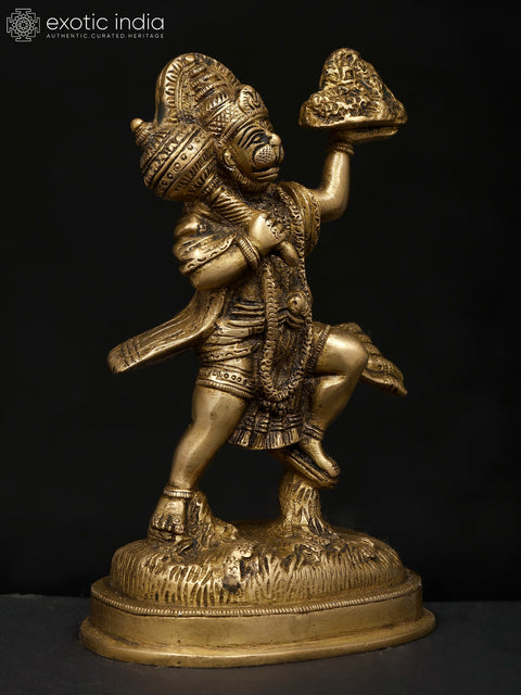 7" Lord Hanuman Carrying the Mountain of Herbs (Sanjeevani)